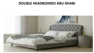 double headboards abu dhabi
