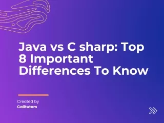 java vs c sharp top 8 important differences