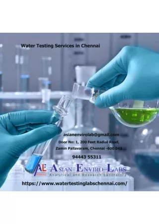 Water Testing Services in Chennai (1)