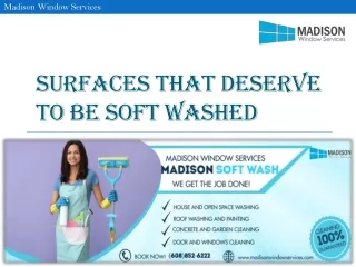 Surfaces That Deserve to Be Soft Washed