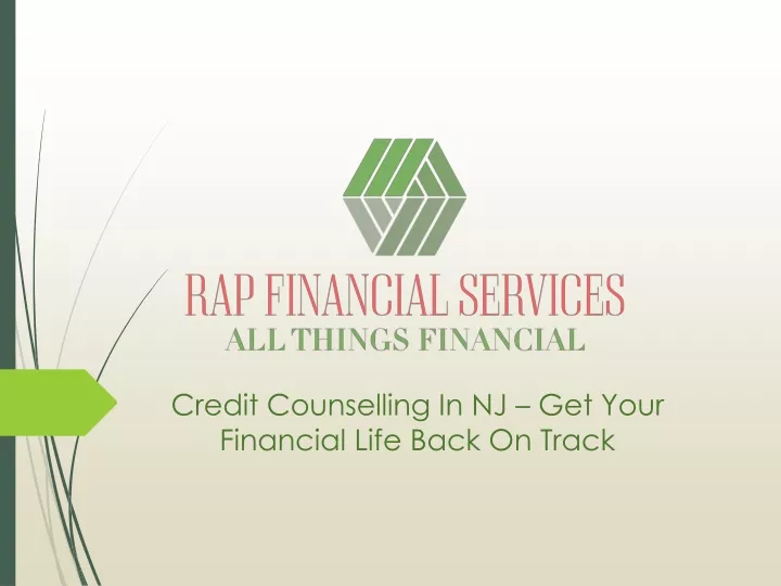 credit counselling in nj get your financial life back on track