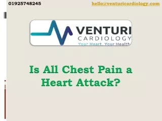 Is All Chest Pain a Heart Attack?