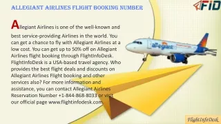 Allegiant Airlines Flight Booking