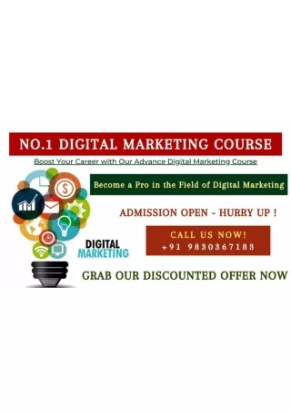 Boost Your Career with Our Advance Digital Marketing Course