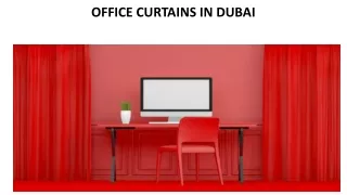 office curtains in dubai