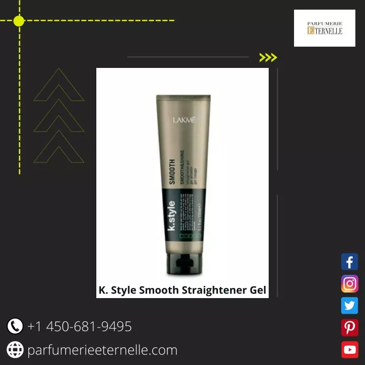 k style smooth straightener gel