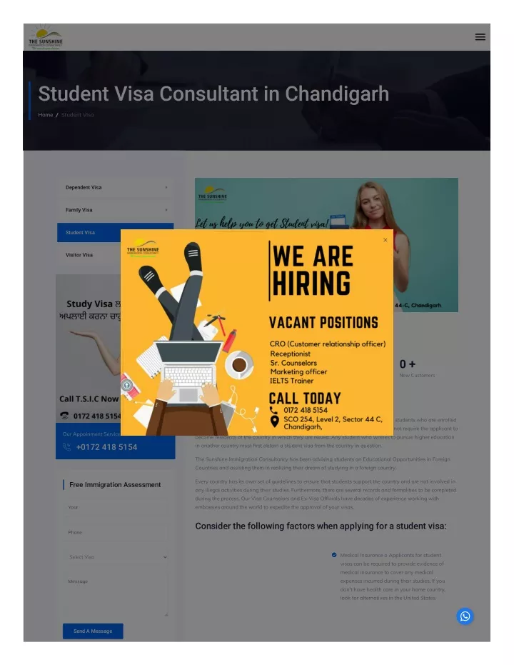 student visa consultant in chandigarh