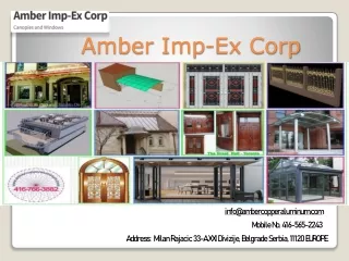 Just Windows & Doors Quality Services at Amber Imp-Ex Corp