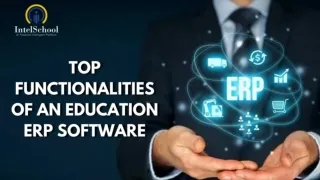 Top Functionalities of an Education ERP Software