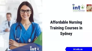 Leading International Nursing Organisation for Affordable Training in Sydney