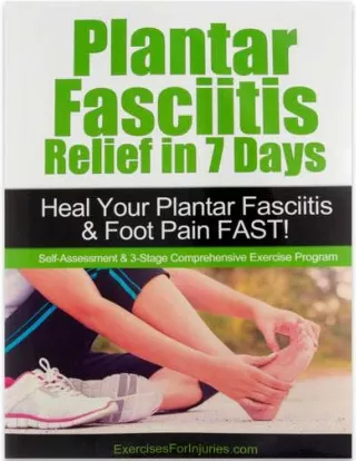 Plantar Fasciitis Relief in 7 Days™ eBook PDF Download Free