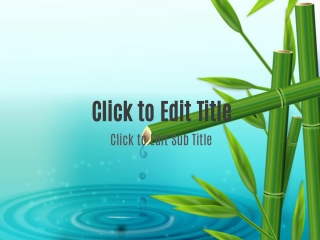 click to edit title click to edit sub title