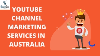 YOUTUBE CHANNEL MARKETING SERVICES IN AUSTRALIA-