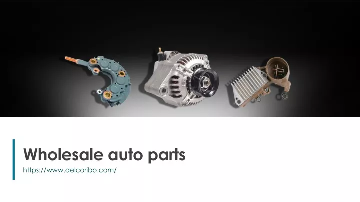 wholesale auto parts