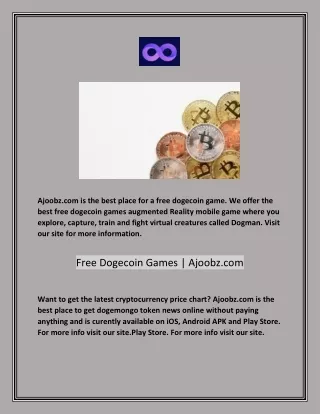 Free Dogecoin Games | Ajoobz.com