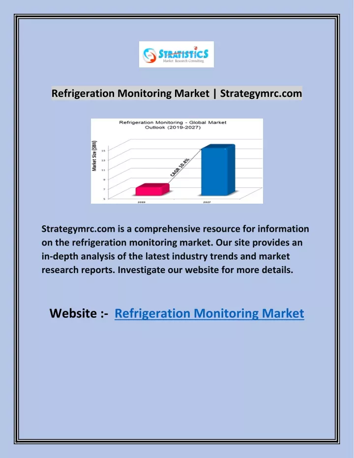 refrigeration monitoring market strategymrc com