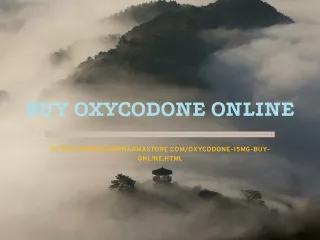 Buy Oxycodone online