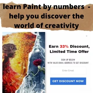 learn Paint by numbers  - help you discover the world of creativity