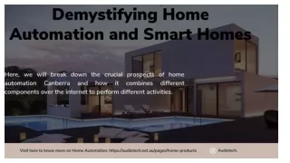 Demystifying Canberra Home Automation and Smart Homes