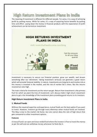the meaning of investment is different