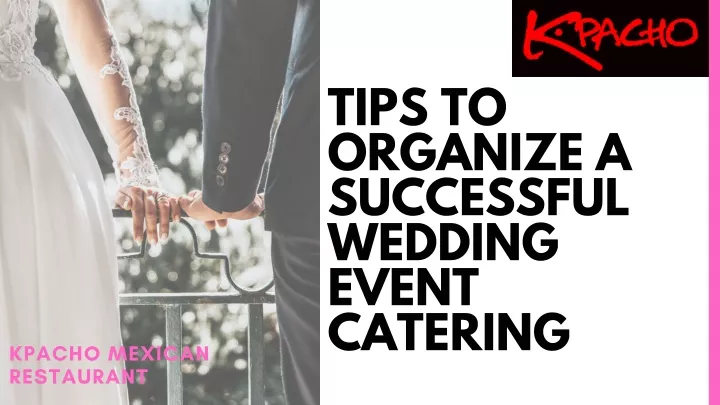 tips to organize a successful wedding event