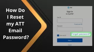 how do i reset my att email password