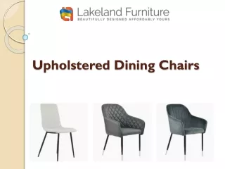 upholstered dining chairs