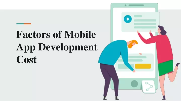 factors of mobile app development cost