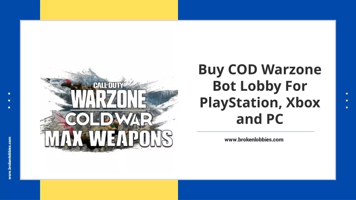 buy cod warzone bot lobby for playstation xbox