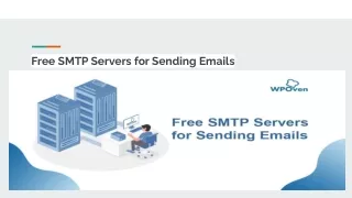 free smtp servers for sending emails