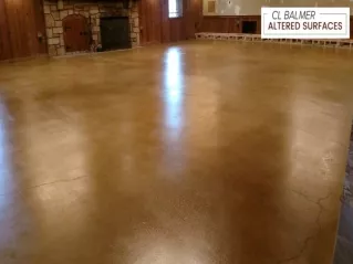 stained stamped concrete Ephrata, PA