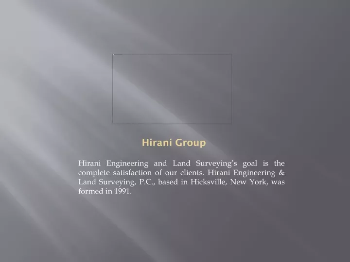 hirani group