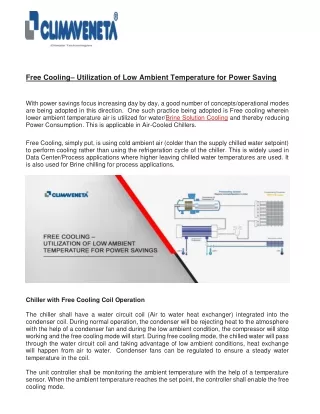free cooling utilization of low ambient
