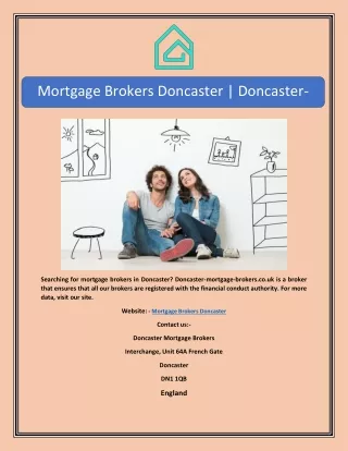 Mortgage Brokers Doncaster | Doncaster-mortgage-brokers.co.uk
