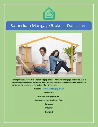 Rotherham Mortgage Broker | Doncaster-mortgage-brokers.co.uk