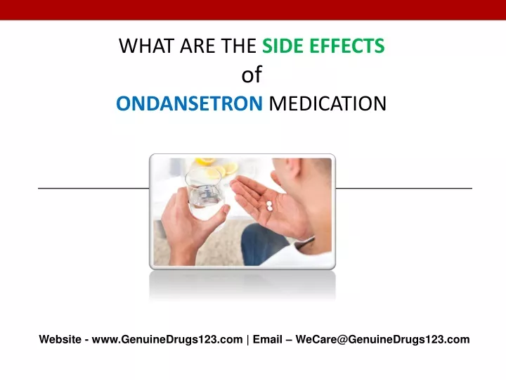what are the side effects of ondansetron