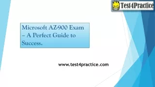 Microsoft AZ-900 Guide book - A Perfect Solution for Azure Fundamentals Test