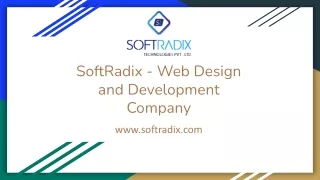 SoftRadix - Web Design and Development Company