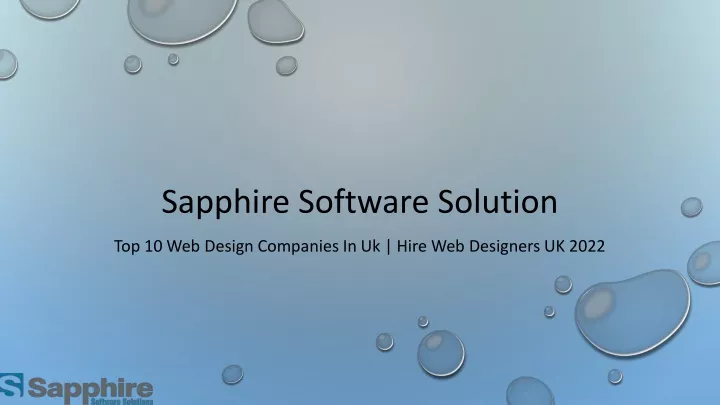 sapphire software solution