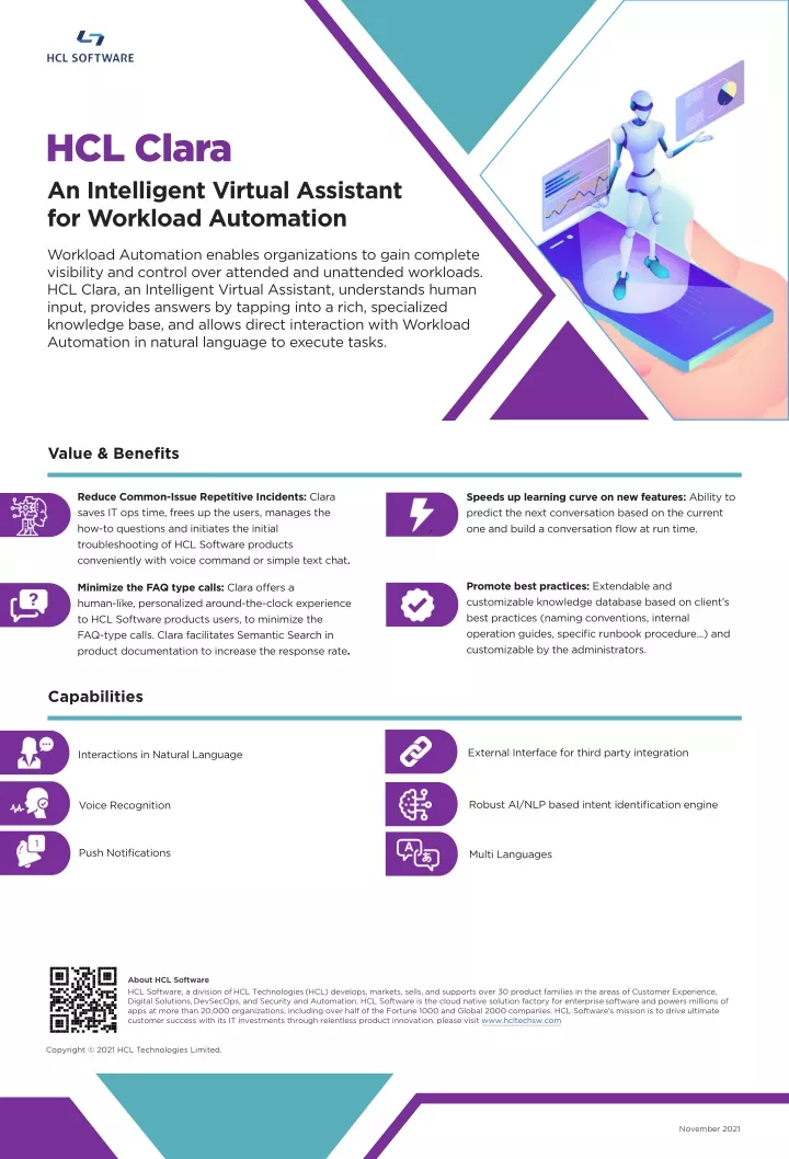 hcl clara an intelligent virtual assistant