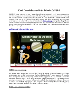 which planet is responsible for delay