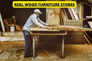 Real wood furniture stores