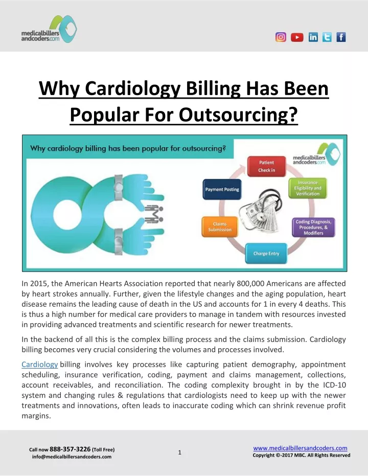 why cardiology billing has been popular
