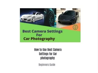 how to use best camera settings