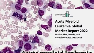 Acute Myeloid Leukemia Global Market Report 2022