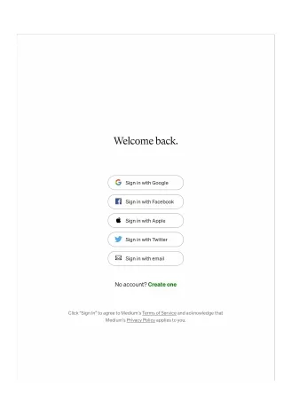 welcome back