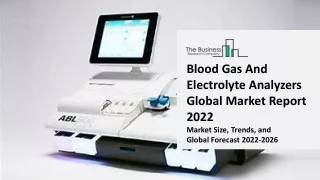 Blood Gas And Electrolyte Analyzers Global Market Report 2022