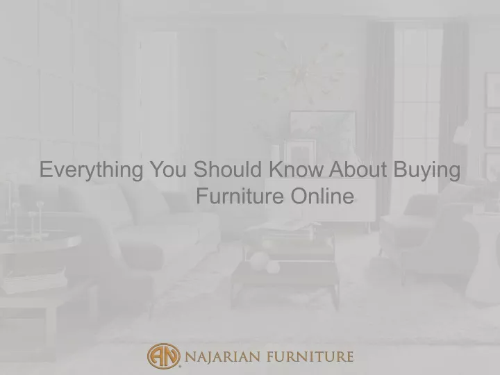 everything you should know about buying furniture