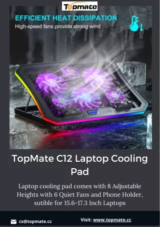 TopMate C12 Laptop Cooling Pad