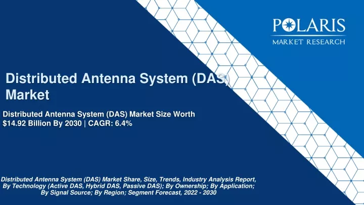 distributed antenna system das market size worth 14 92 billion by 2030 cagr 6 4